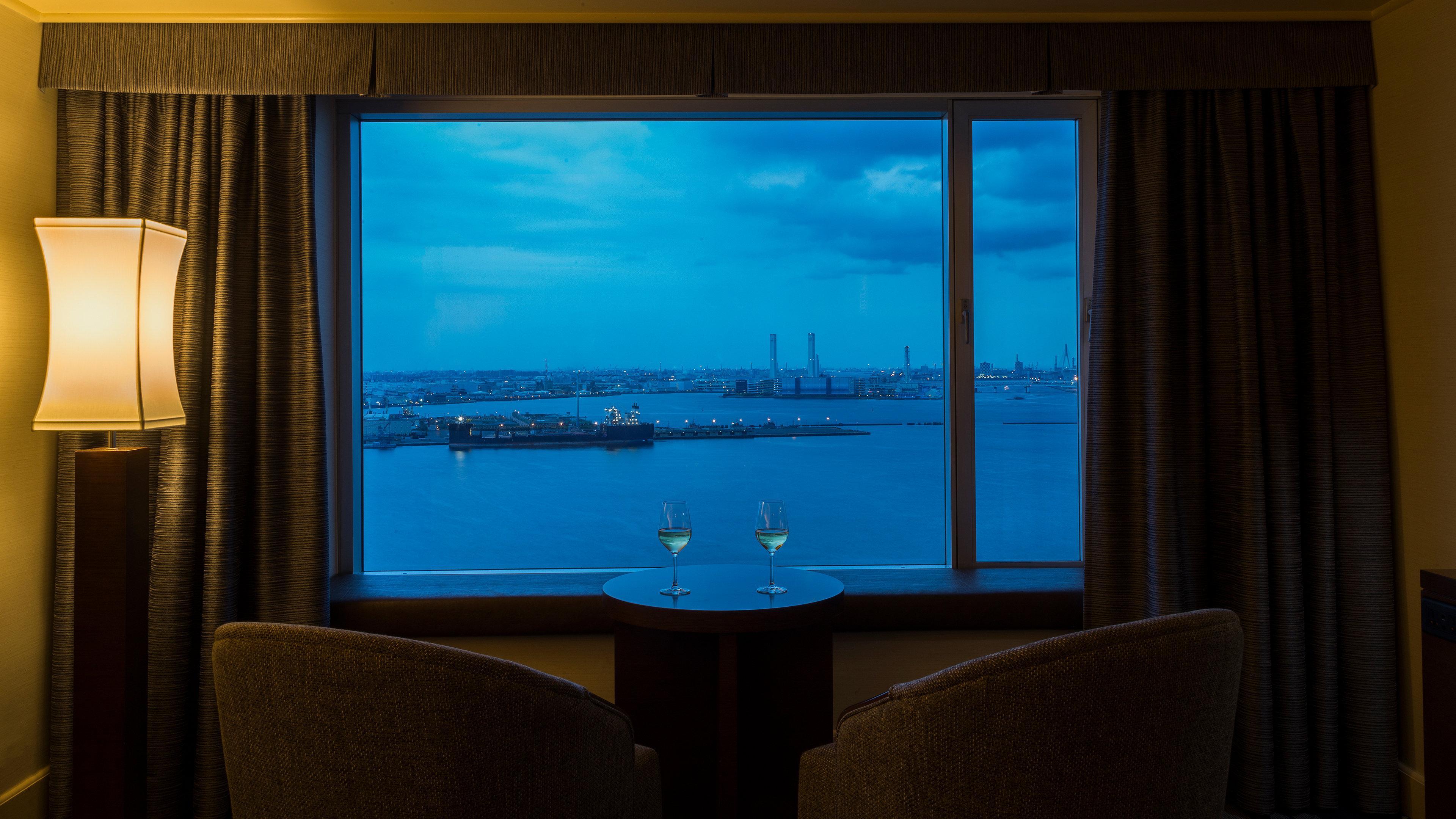 מלון Intercontinental Yokohama Grand By Ihg מראה חיצוני תמונה View from a room at the hotel
